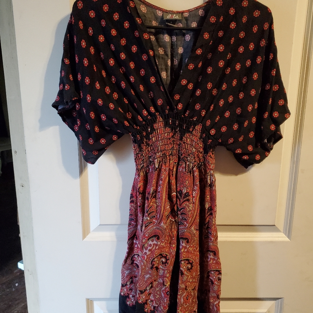 Floral Print mini Dress By Dots